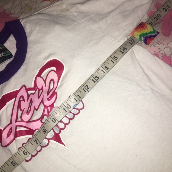 Size Youth L Rare 90s tshirt EUC Love Machine Y2K - Picture 10 of 10